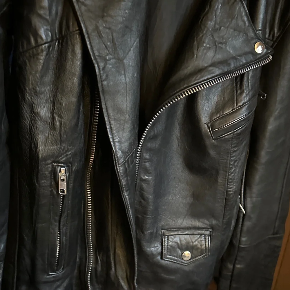Deadwood leather jacket w/ tags - Picture 6 of 12